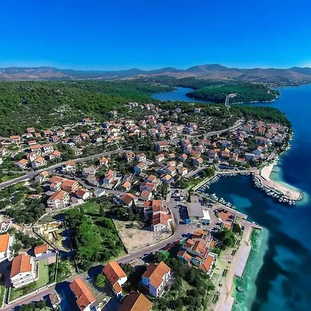 Luxury Apartments Brodarica Beach With Balcony Seaview Exterior photo