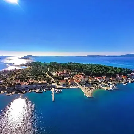 Luxury Apartments Brodarica Beach With Balcony Seaview Exterior photo